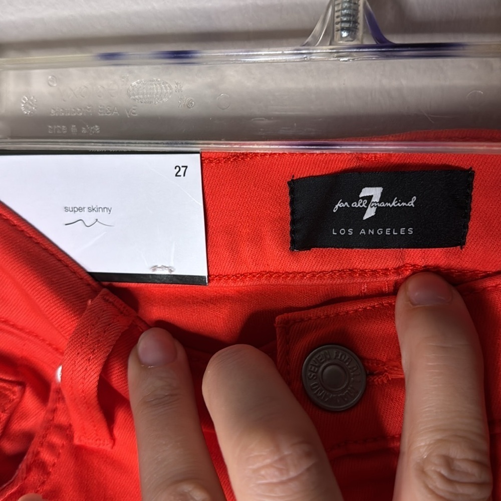 Red jeans - Picture 4 of 4